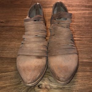 Free people booties leather